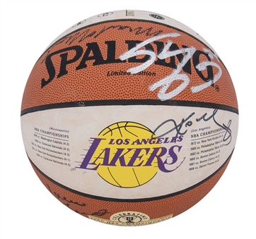 2000 Los Angeles Lakers Team Signed Basketball With 16 Signatures (Fox LOA)